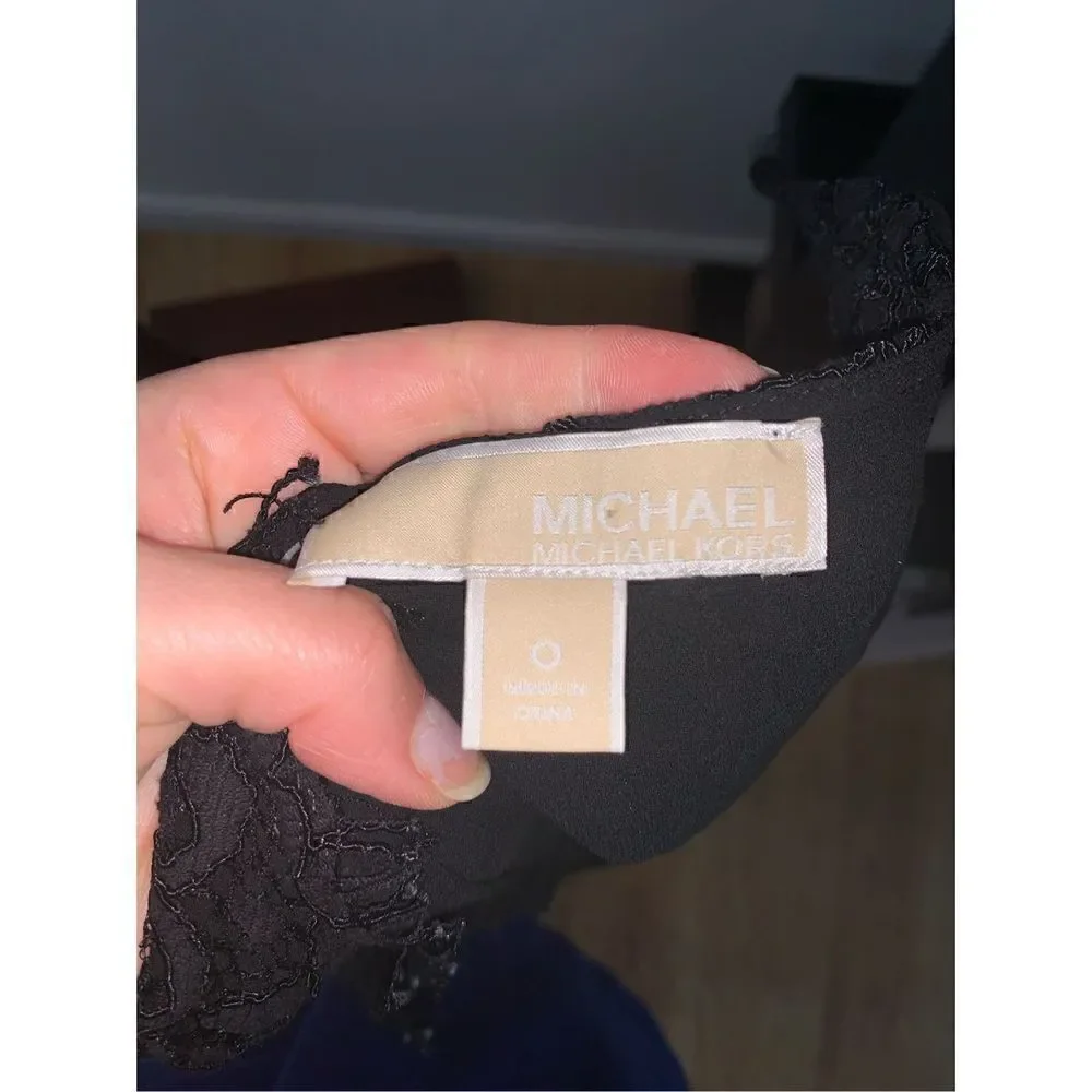 Michael Kors size 0 black lace dress